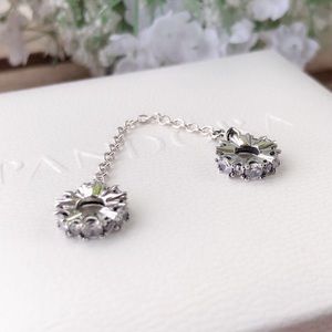 Clear Sparkle Safety Chain Charm